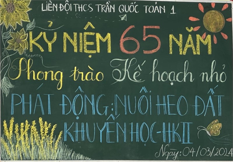 Phát động: Phong trào nuôi heo đất Khuyến học - HKII năm học 2023-2024