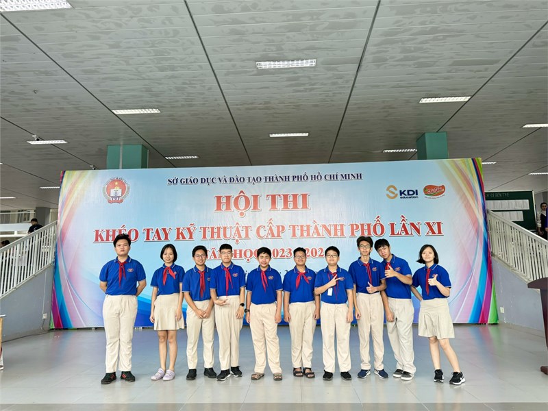Hội thi Khéo tay kỹ thuật Thành phố Hồ Chính Minh lần XI dành cho học sinh trung học cơ sở năm học 2023 - 2024