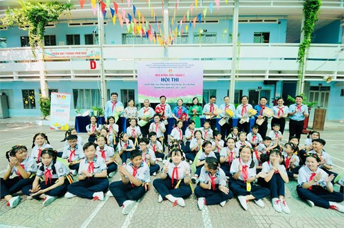 Thi Nghi thức Đội TNTP Hồ Chí Minh cấp Thành Phố Năm học 2023 -2024.