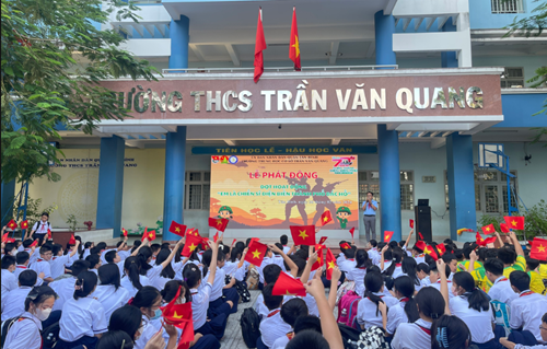 Lễ phát động đợt hoạt động  Em là chiến sĩ Điện Biên Thành phố Bác Hồ 