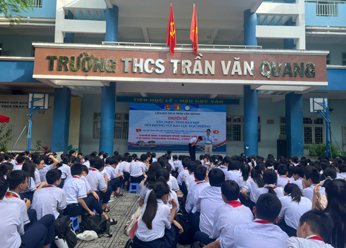 Chuyên đề về  Xây dựng tình bạn đẹp nói không với bạo lực học đường 