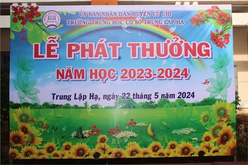 Lễ phát thưởng năm học 2023 - 2024