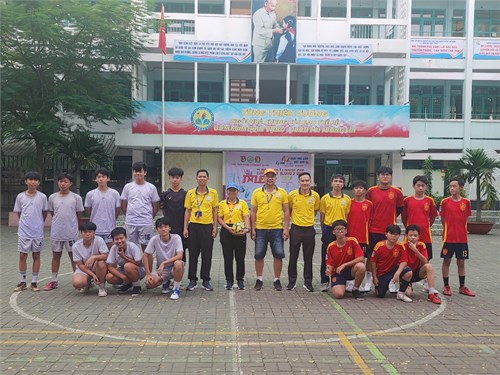 Hình ảnh khai mạc giải Bóng đá học sinh tranh cúp TTV lần 3_ Năm học  2024-2025