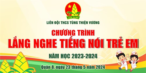 Một số hình ảnh chương trình  Lắng nghe tiếng nói trẻ em 