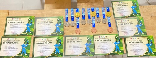 Đạt giải cấp thành phố môn Võ