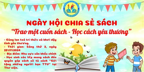 Thông báo về ngày hội chia sẻ sách