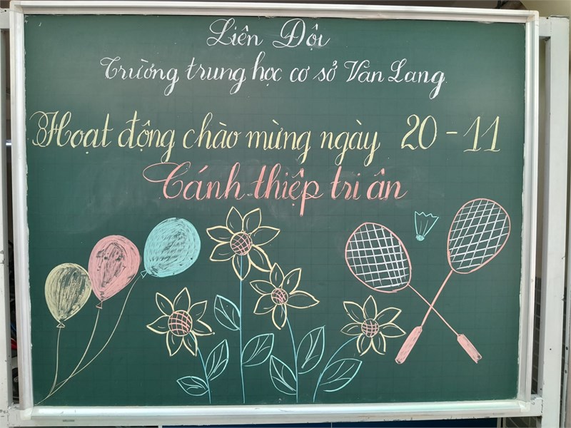 Hoạt động chào mừng Ngày Nhà giáo Việt Nam  20/11