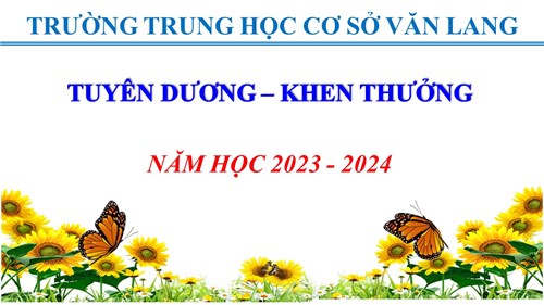 Tuyên dương - Khen thưởng Học kì 1 - Năm học 2023 - 2024