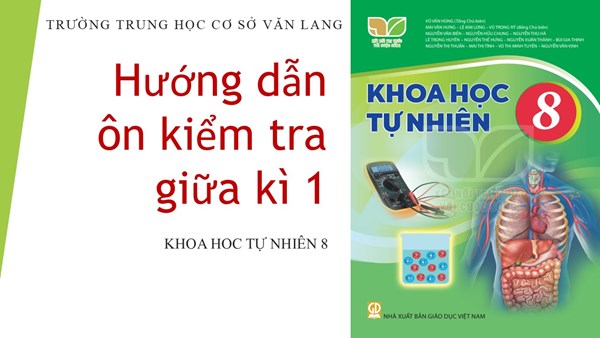 Khoa học tự nhiên 8 - Hướng dẫn ôn kiểm tra giữa kì 1