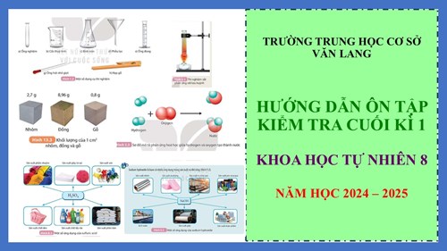Khoa học tự nhiên 8_Hướng dẫn ôn kiểm tra cuối kì 1_Năm học 2024-2025