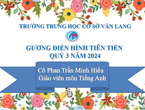 Gương điển hình quý iii năm 2024