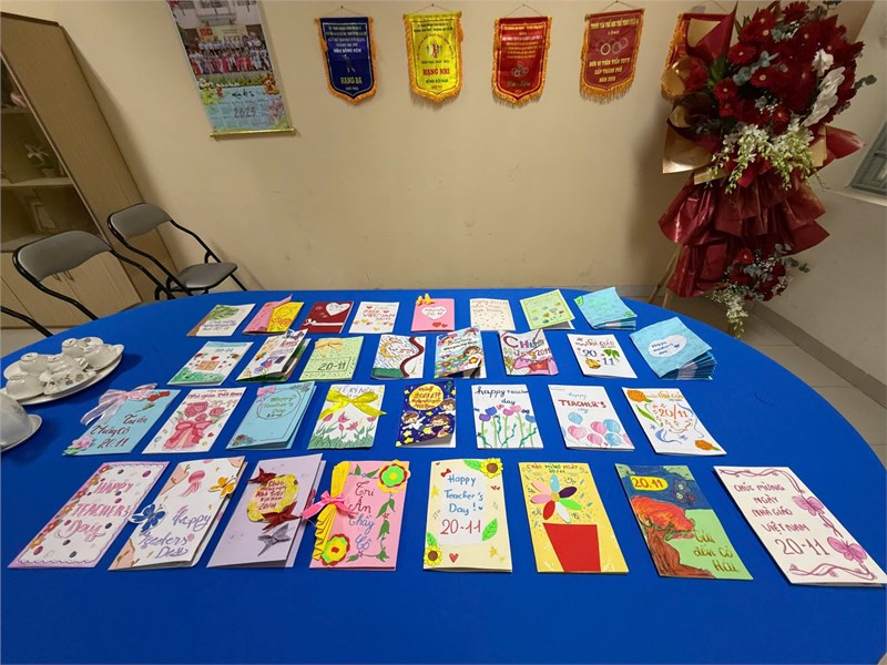 Hội thi Trang trí thiệp chào mừng ngày Nhà Giáo Việt Nam 20/11 năm 2024