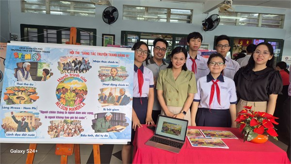 Trường THCS Võ Thành Trang tham gia Hội thi “Sáng tác truyện tranh bằng A.I”