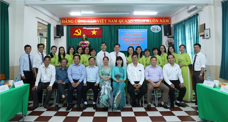 Đón đoàn khảo sát chính thức Kiểm định chất lượng