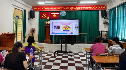 GVCN Tham gia tập huấn công tác phụ trách Chi đội trực tuyến