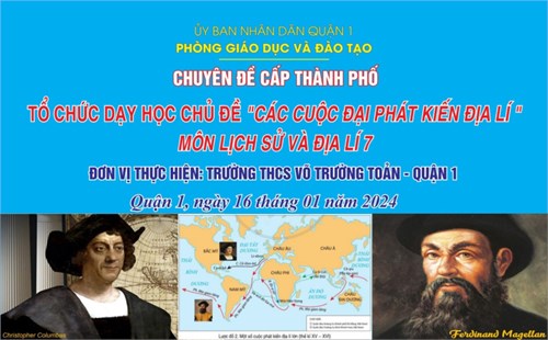 Chuyên đề cấp Thành phố môn Lịch sử và Địa lí 7
