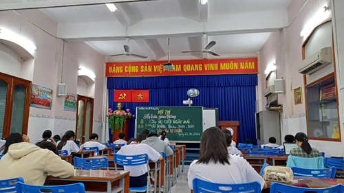 Cuộc thi An toàn giao thông cho nụ cười ngày mai dành cho học sinh tại trường THCS Võ Trường Toản