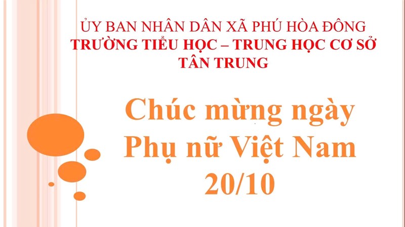Kế hoạch tổ chứ Kỷ niệm 95 năm Ngày thành lập Liên hiệp Phụ nữ Việt Nam (20/10/1930-20/10/2025, Kỷ niệm 15 năm Ngày Phụ nữ Việt Nam (20/10/2010-20/10/2025)
