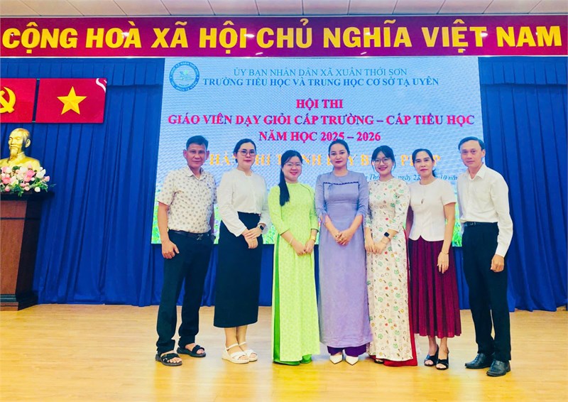 Hội thi giáo viên dạy giỏi cấp tiểu học