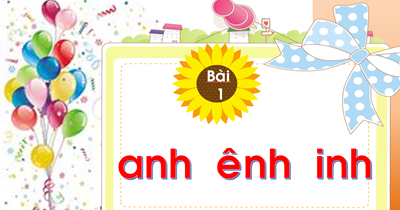 Chủ đề 15: Sinh nhật Bài 1: anh- ênh- inh