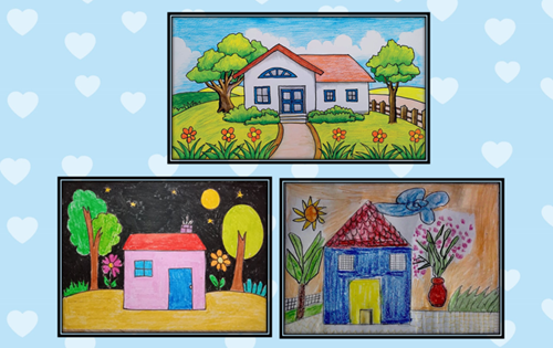 Tuần 6: Vẽ nhà kết hợp với khung cảnh thiên nhiên