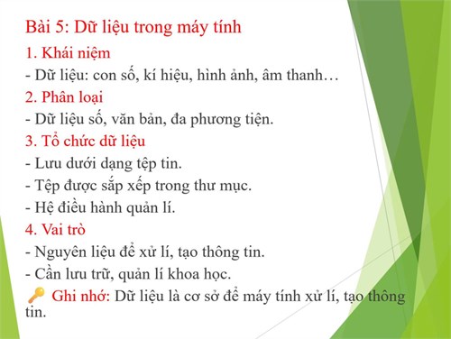 Tin học 6- cánh diều- chủ đề a- bài 5