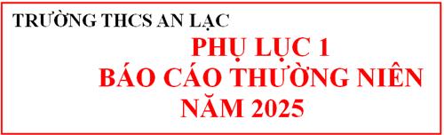 Phụ lục 1, Báo cáo thường niên 2025