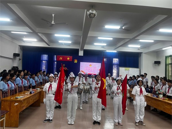 Sáng thứ Bảy, ngày 18 tháng 10 năm 2025. Liên đội trường THCS An Nhơn tổ chức Đại hội Liên đội nhiệm kỳ 2025-2026.