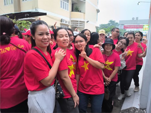 Sáng chủ nhật, ngày 16.11.2025, Trường THCS An Nhơn tham gia lễ khai mạc Đại hội Thể dục Thể thao phường An Nhơn lần thứ 1 năm 2025 - Đi bộ.