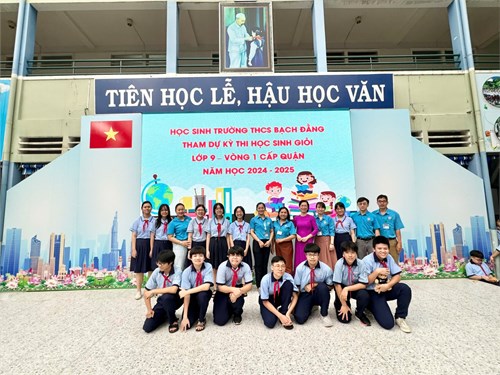 Chúc mừng học sinh giỏi cấp quận