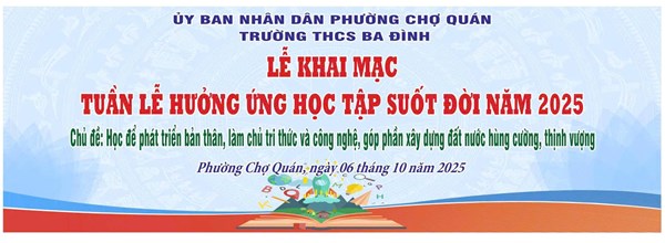 Lễ Khai mạc Tuần Lễ hưởng ứng học tập suốt đời năm 2025