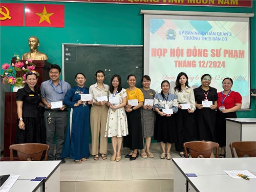 Giáo viên trường thcs bàn cờ tích cực tham dự hội thi giáo viên dạy giỏi quận 3 năm học 2024 – 2025