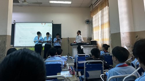 Tiết dạy tốt môn Âm nhạc Chủ đề 6: “Cùng vui hòa ca, tập đọc nhạc số 6”