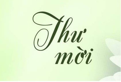 Thư mời họp phụ huynh học sinh đầu năm học 2025 - 2026