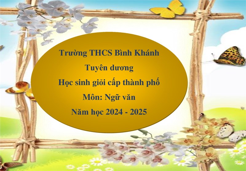 Hình ảnh tuyên dương học sinh đạt giải tại hội thi Học sinh Giỏi cấp thành phố..
