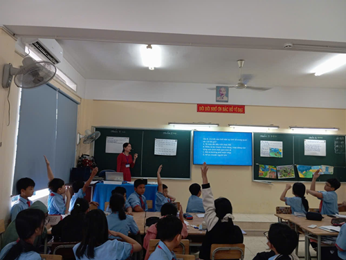 Lao xao ngày hè – tiết học rộn ràng cùng cô trần thị điệp