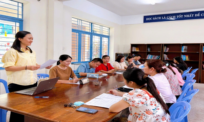 Sinh hoạt chuyên môn tuần 2 tháng 2
triển khai thực hiện công tác tới; bàn bạc và thống nhất về chuyên môn theo hướng nghiên cứu bài học tháng 2 năm học 2024-2025