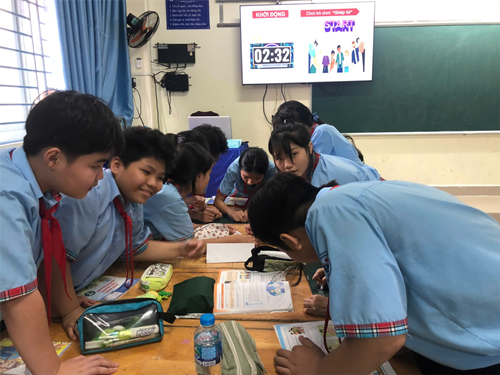 Tiết thi gvcn giỏi cấp trường môn hđtn - hướng nghiệp trong năm học 2024 - 2025