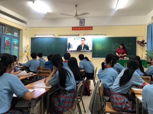 Tiết học ý nghĩa về phát triển cộng đồng của lớp 8.1