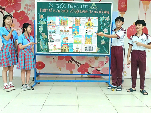 Chuyên đề: góc triển lãm- thiết kế bưu thiếp về địa danh thành phố hồ chí minh