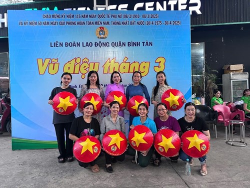 Cđcs thcs bình tân tham gia ngày hội “nữ công nhân, viên chức, lao động năm 2025” tại lđlđ quận bình tân