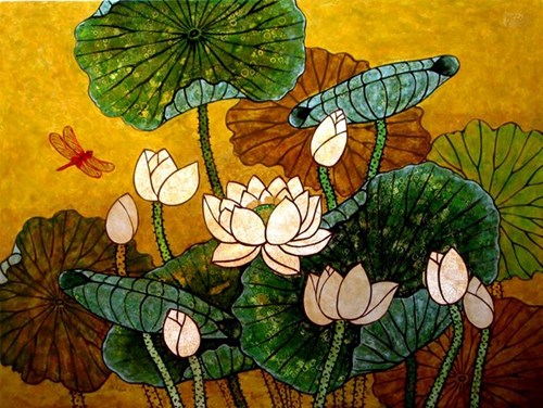 Vẻ đẹp vượt thời gian của tranh sơn mài việt nam