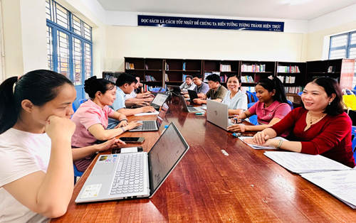 Sinh hoạt chuyên môn lần 2 tháng 5 tổ toán