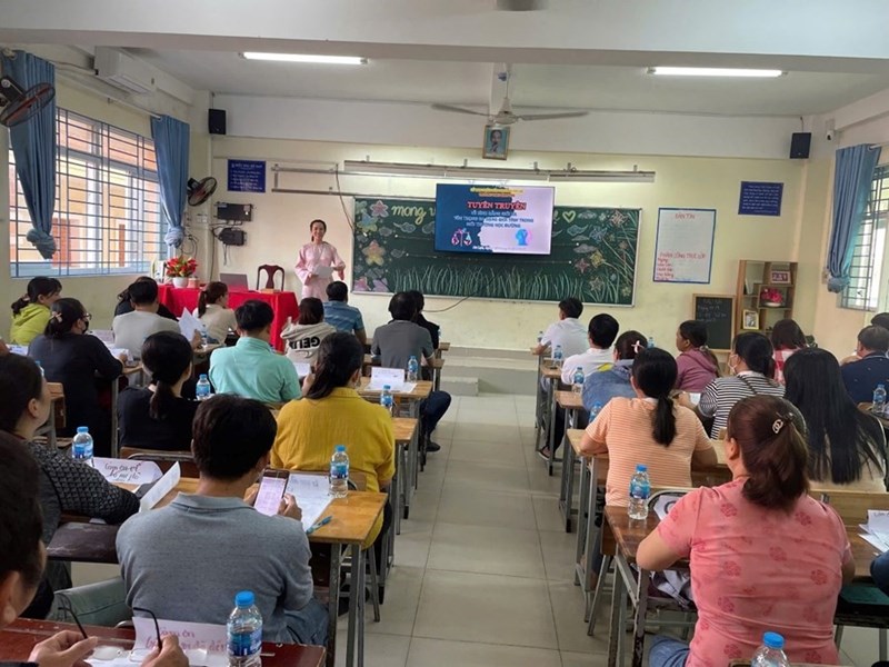 Tổ hoạt động trải nghiệm hướng nghiệp họp tổ chuyên môn tháng 9