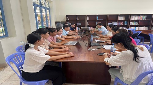 Sinh hoạt chuyên môn tổ toán lần 2 tháng 9/2025