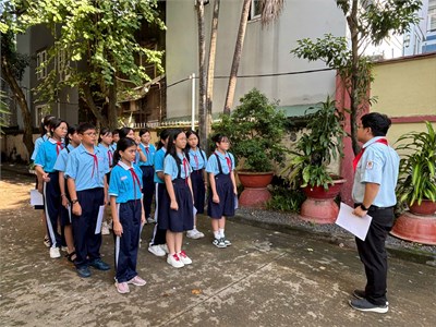 Liên đội THCS Bình Thọ đã tổ chức Tập huấn Nghi thức Đội TNTP Hồ Chí Minh năm học 2025 - 2026