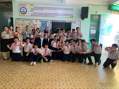 Hoạt động trải nghiệm vui nhộn cùng các bộ môn trong giờ ra chơi