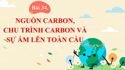 Bài 34: Nguồn carbon. Chu trình carbon và sự ấm lên toàn cầu