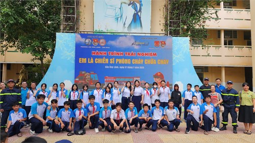 Hành trình trải nghiệm  Em là chiến sĩ phòng cháy, chữa cháy 