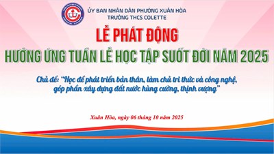 Lễ phát động  Tuần lễ hưởng ứng học tập suốt đời năm 2025  với chủ đề  Học để phát triển bản thân, làm chủ tri thức và công nghệ, góp phần xây dựng đất nước hùng cường, thịnh vượng 